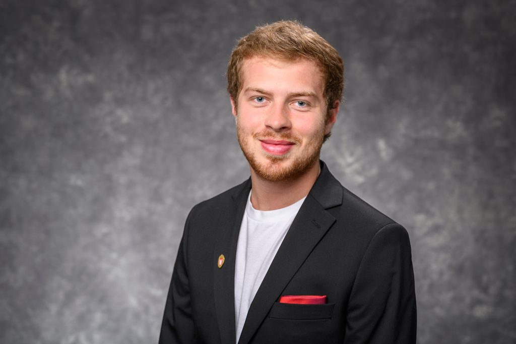 Photo of Logan Anderson, Senior Class Board Communications Director