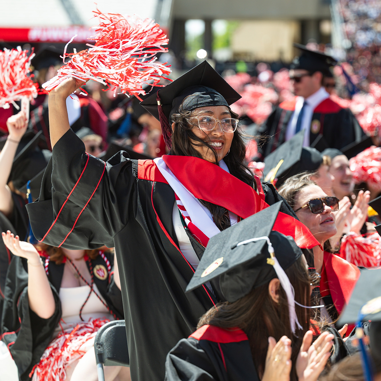 A Camp Randall commencement